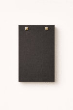 Petite Linen Notepad, Premium Keten Kaplama Cep Defteri-Kahverengi - Görsel 2