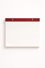 Grande Linen Desk Notepad - Merlot