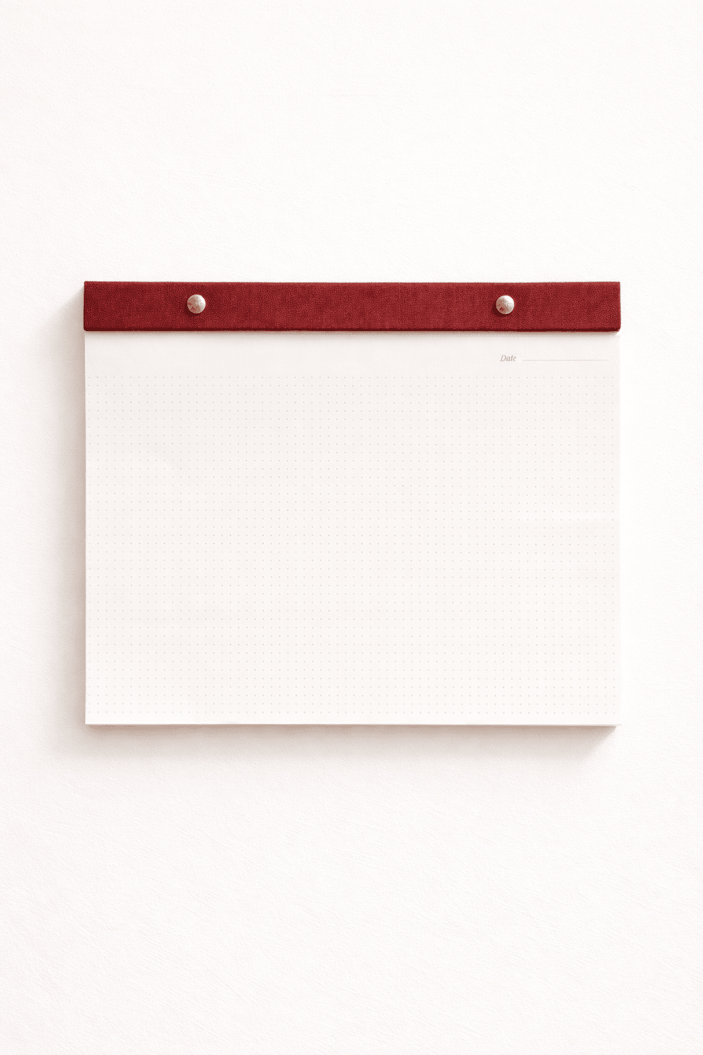 ChatGPT Image 5 Şub 2026 13_37_55 Grande Linen Desk Notepad - Merlot - Görsel 1