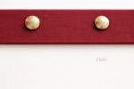 Grande Linen Desk Notepad - Merlot - Görsel 4