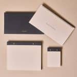 Premium Gri Keten Kaplama Grande & Petite Notepad + Haftalık Planlayıcı 3’lü Set