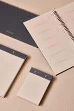 Premium Gri Keten Kaplama Grande & Petite Notepad + Haftalık Planlayıcı 3’lü Set - Görsel 5