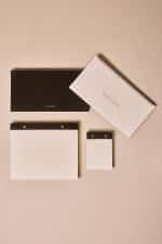 Premium Kahverengi Keten Kaplama Grande & Petite Notepad + Haftalık Planlayıcı 3’lü Set