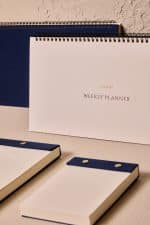 Premium Lacivert Keten Kaplama Grande & Petite Notepad + Haftalık Planlayıcı 3’lü Set - Görsel 7