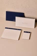 Premium Lacivert Keten Kaplama Grande & Petite Notepad + Haftalık Planlayıcı 3’lü Set - Görsel 6