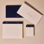 Premium Lacivert Keten Kaplama Grande & Petite Notepad + Haftalık Planlayıcı 3’lü Set
