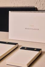 Premium Siyah Keten Kaplama Grande & Petite Notepad + Haftalık Planlayıcı 3’lü Set - Görsel 4