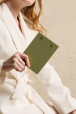 Premium Soft Yeşil Keten Kaplama Grande & Petite Notepad 2’li Set - Görsel 9