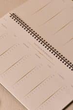 Premium Taba Keten Kaplama Grande & Petite Notepad + Haftalık Planlayıcı 3’lü Set - Görsel 4