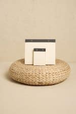 Premium Gri Keten Kaplama Grande & Petite Notepad 2’li Set