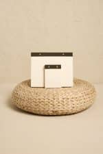 Premium Kahverengi Keten Kaplama Grande & Petite Notepad 2’li Set