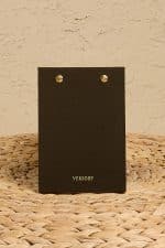 Petite Notepad Kahverengi Keten Kumaş Kaplama Özel Tasarım Notluk - Görsel 6