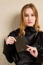 Petite Notepad Kahverengi Keten Kumaş Kaplama Özel Tasarım Notluk - Görsel 8