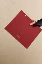 Grande Notepad Kırmızı Keten Kumaş Kaplama Özel Tasarım - Görsel 8