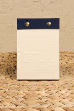 Premium Lacivert Keten Kaplama Grande & Petite Notepad 2’li Set - Görsel 5