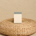 Petite Notepad Soft Mavi Keten Kumaş Kaplama Özel Tasarım Notluk