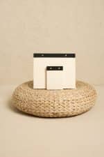 Premium Siyah Keten Kaplama Grande & Petite Notepad 2’li Set