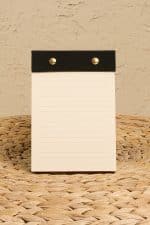 Premium Siyah Keten Kaplama Grande & Petite Notepad 2’li Set - Görsel 7
