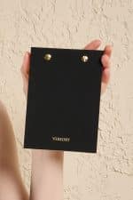 Premium Siyah Keten Kaplama Grande & Petite Notepad 2’li Set - Görsel 8