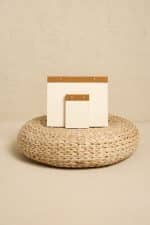 Premium Taba Keten Kaplama Grande & Petite Notepad 2’li Set