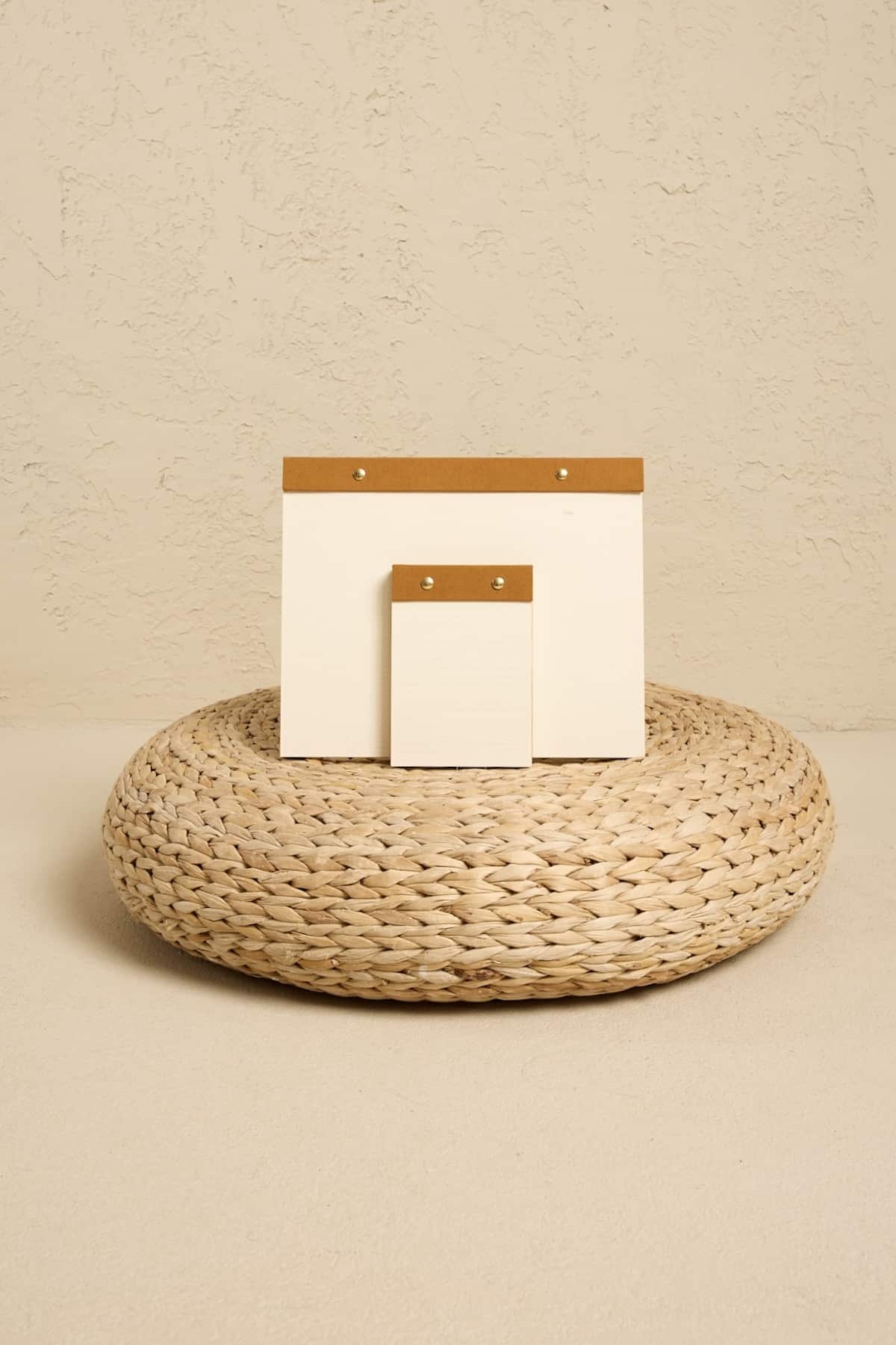 versory-turuncu-ikili-notepad-seti Premium Taba Keten Kaplama Grande & Petite Notepad 2’li Set - Görsel 1