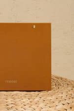 Grande Notepad Taba Keten Kumaş Kaplama Özel Tasarım - Görsel 7