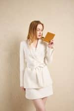 Petite Notepad Taba Keten Kumaş Kaplama Özel Tasarım Notluk - Görsel 7