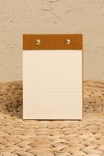 Premium Taba Keten Kaplama Grande & Petite Notepad 2’li Set - Görsel 6