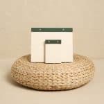 Premium Koyu Yeşil Keten Kaplama Grande & Petite Notepad 2’li Set