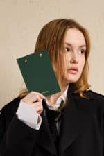 Premium Koyu Yeşil Keten Kaplama Grande & Petite Notepad 2’li Set - Görsel 9